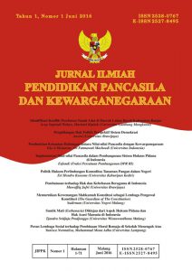 JURNAL ILMIAH PENDIDIKAN PANCASILA DAN KEWARGANEGARAAN