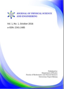 JPSE (JOURNAL OF PHYSICAL SCIENCE AND ENGINEERING)